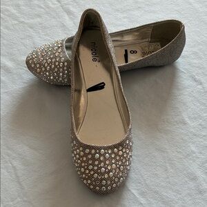 Nicole Women's Sparkling Flats - Silver